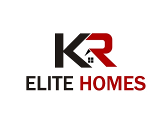 KR Elite Homes  logo design by nikkl