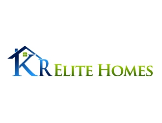 KR Elite Homes  logo design by Dawnxisoul393