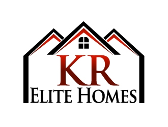 KR Elite Homes  logo design by Dawnxisoul393