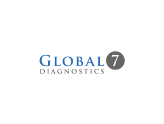 Global7diagnostics logo design by johana
