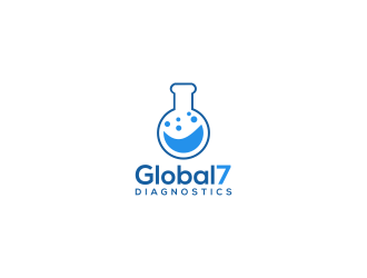 Global7diagnostics logo design by RIANW