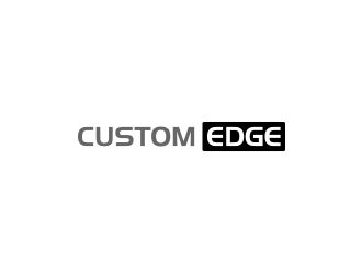 CUSTOM EDGE logo design by asyqh