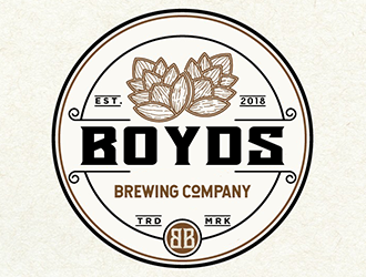 Boyds Brewing Company logo design by Optimus