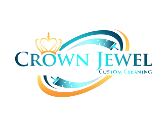 Crown Jewel Custom Cleaning logo design by cahyobragas
