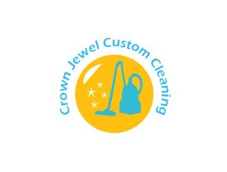 Crown Jewel Custom Cleaning logo design by ElonStark