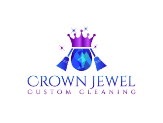 Crown Jewel Custom Cleaning logo design by uttam