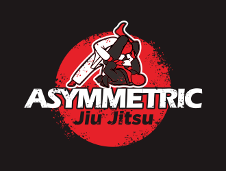 Asymmetric Jiu Jitsu logo design by YONK