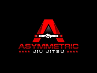 Asymmetric Jiu Jitsu logo design by uttam