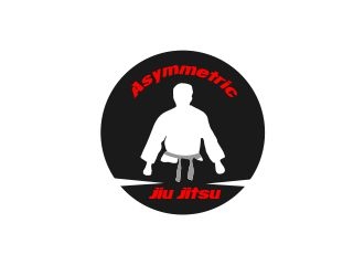 Asymmetric Jiu Jitsu logo design by ElonStark