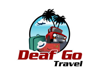 Deaf Go Travel logo design by Kruger
