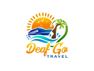 Deaf Go Travel logo design by uttam