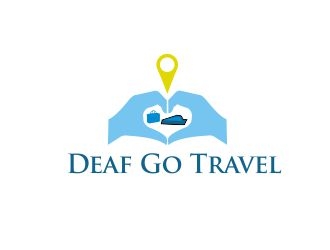 Deaf Go Travel logo design by ElonStark