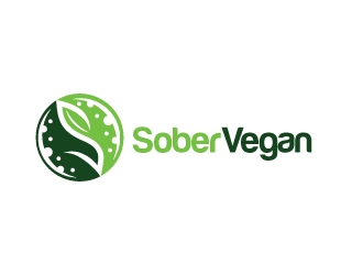 Sober Vegan / Sober Vegans logo design by Suvendu