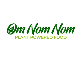 Om Nom Nom - Eats and treats powered by Plants logo design by jaize