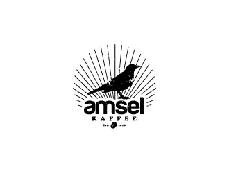 Amsel Kaffee logo design by hwkomp