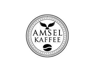 Amsel Kaffee logo design by Patrik