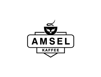 Amsel Kaffee logo design by Patrik