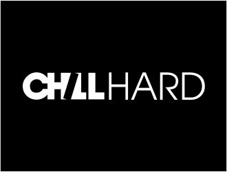 CHILL HARD  logo design by 48art
