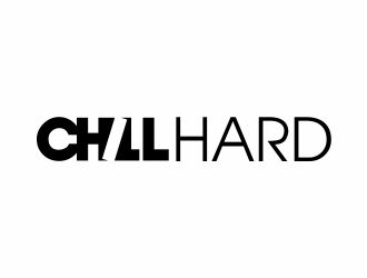 CHILL HARD  logo design by 48art