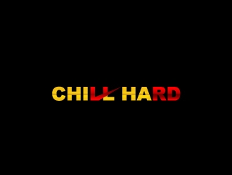 CHILL HARD  logo design by samuraiXcreations
