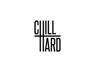 CHILL HARD  logo design by rezadesign