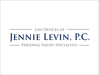 Law Offices of Jennie Levin, P.C.    Personal Injury Specialists logo design by MREZ