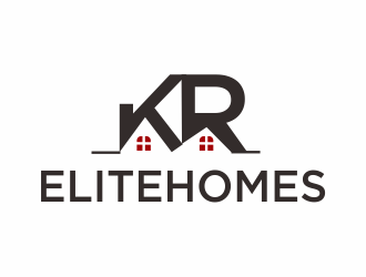 KR Elite Homes  logo design by Mahrein