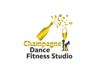 Champagne Dance Fitness Studio logo design by dhika