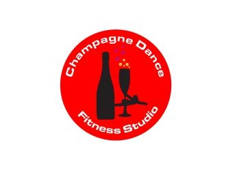 Champagne Dance Fitness Studio logo design by ElonStark