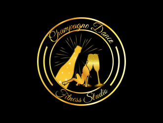 Champagne Dance Fitness Studio logo design by ROSHTEIN
