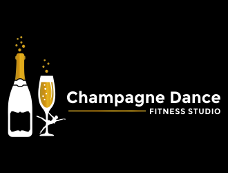 Champagne Dance Fitness Studio logo design by aldesign