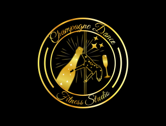Champagne Dance Fitness Studio logo design by ROSHTEIN