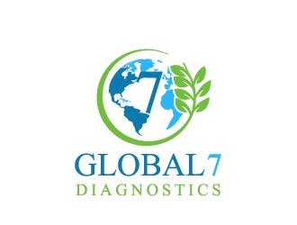 Global7diagnostics logo design by samuraiXcreations