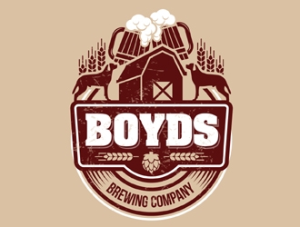 Boyds Brewing Company logo design by MAXR