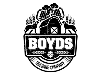Boyds Brewing Company logo design by MAXR
