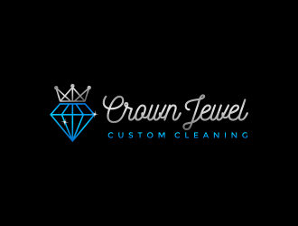Crown Jewel Custom Cleaning logo design by senandung
