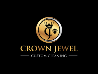 Crown Jewel Custom Cleaning logo design by haidar