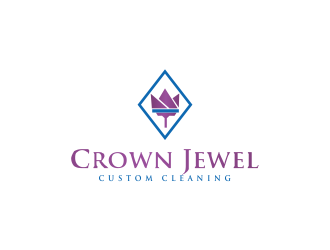 Crown Jewel Custom Cleaning logo design by oke2angconcept