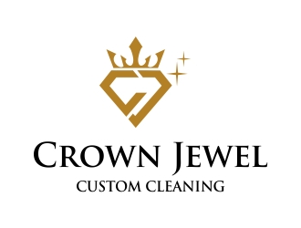 Crown Jewel Custom Cleaning logo design by cikiyunn