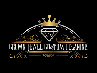 Crown Jewel Custom Cleaning logo design by bosbejo