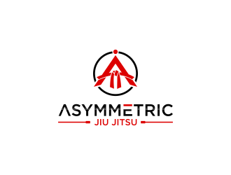 Asymmetric Jiu Jitsu logo design by ammad