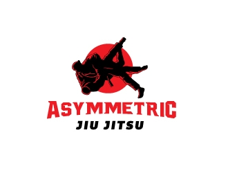 Asymmetric Jiu Jitsu logo design by emberdezign