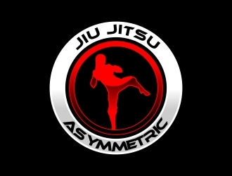Asymmetric Jiu Jitsu logo design by KhoirurRohman