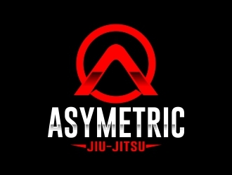 Asymmetric Jiu Jitsu logo design by KhoirurRohman