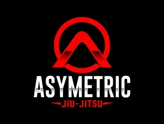 Asymmetric Jiu Jitsu logo design by KhoirurRohman