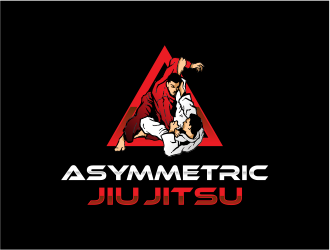 Asymmetric Jiu Jitsu logo design by onamel