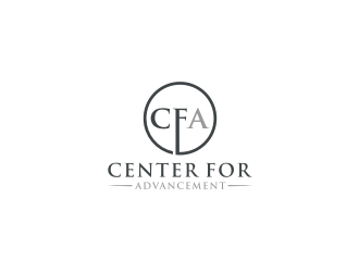 Center for Advancement logo design by bricton