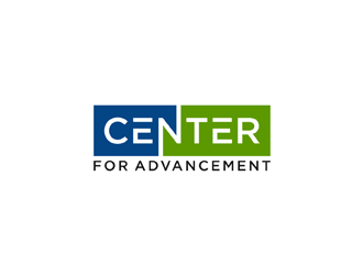 Center for Advancement logo design by alby