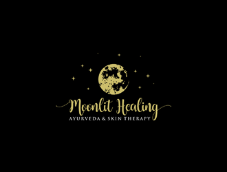 Moonlit Healing Ayurveda & Skin Therapy logo design by ndaru