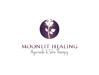 Moonlit Healing Ayurveda & Skin Therapy logo design by oke2angconcept